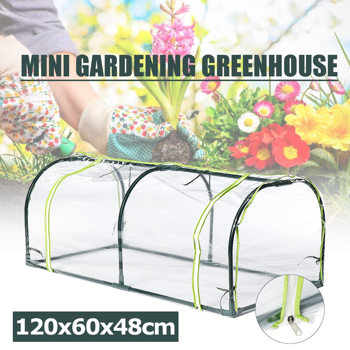 120x60x48cm-Mini-Greenhouse-Home-Outdoor-Flower-Plant-Gardening-Winter-Shelter-Cover-1717094-1