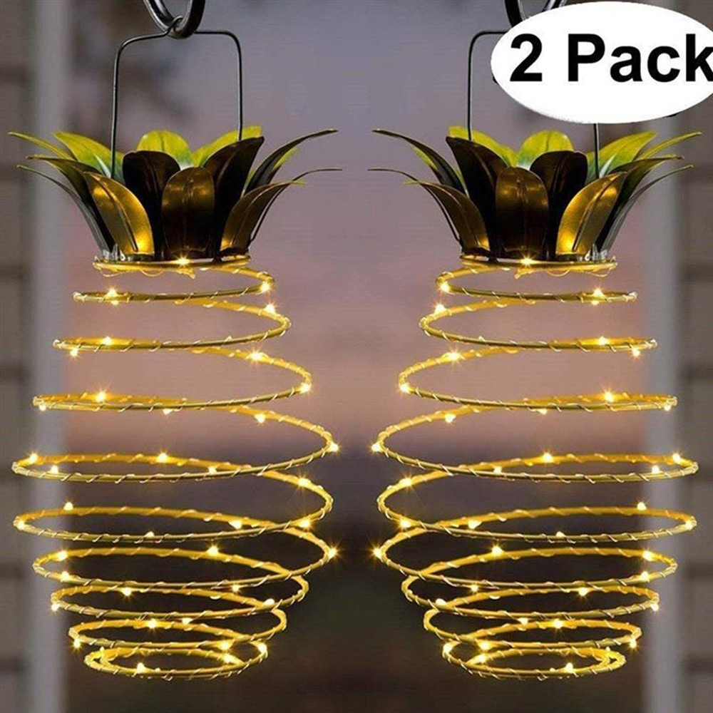 2PC-Solar-Garden-Lights-Pineapple-Shape-Outdoor-Solar-Hanging-Light-Waterproof-Wall-Lamp-Fairy-Night-1724975-1