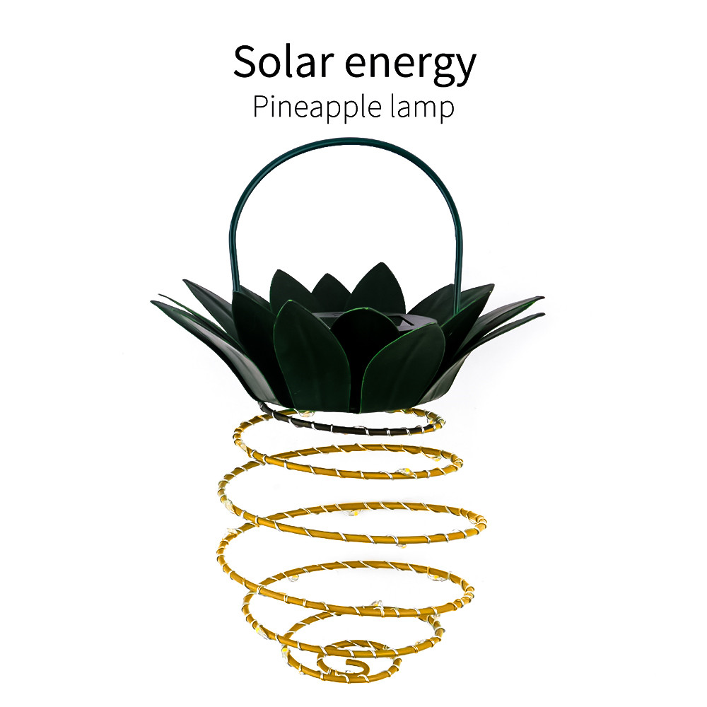 2PC-Solar-Garden-Lights-Pineapple-Shape-Outdoor-Solar-Hanging-Light-Waterproof-Wall-Lamp-Fairy-Night-1724975-2