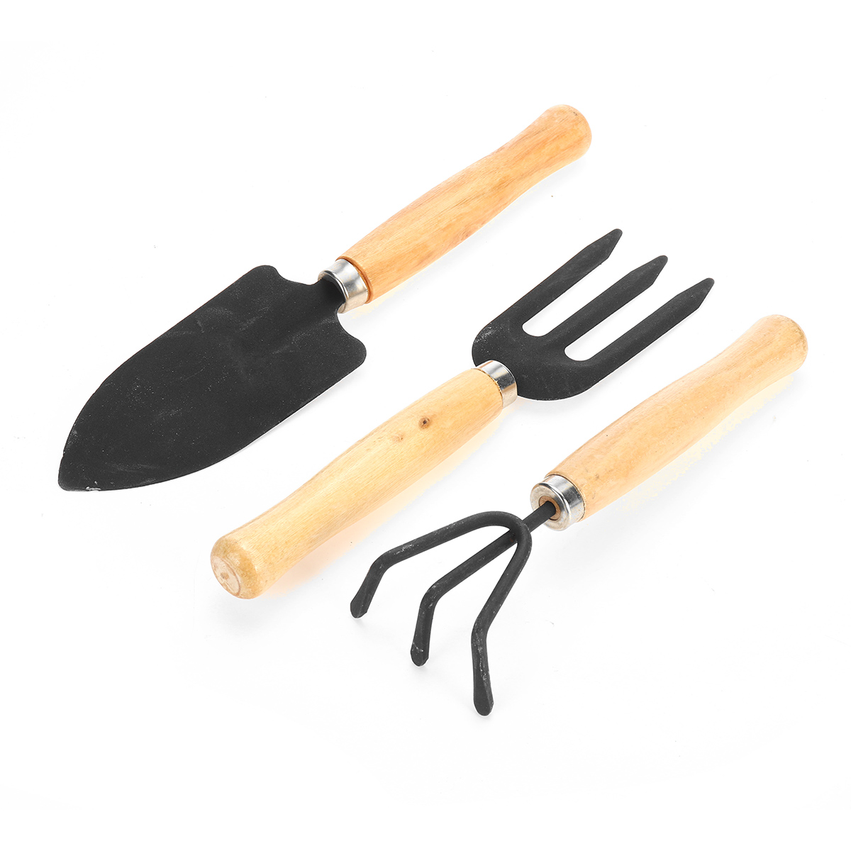 3Pcs-Gardening-Hand-Tools-Set-Plant-Rake-Trowel-Shovel-Loosening-Soil-Planting-Tools-1720938-6