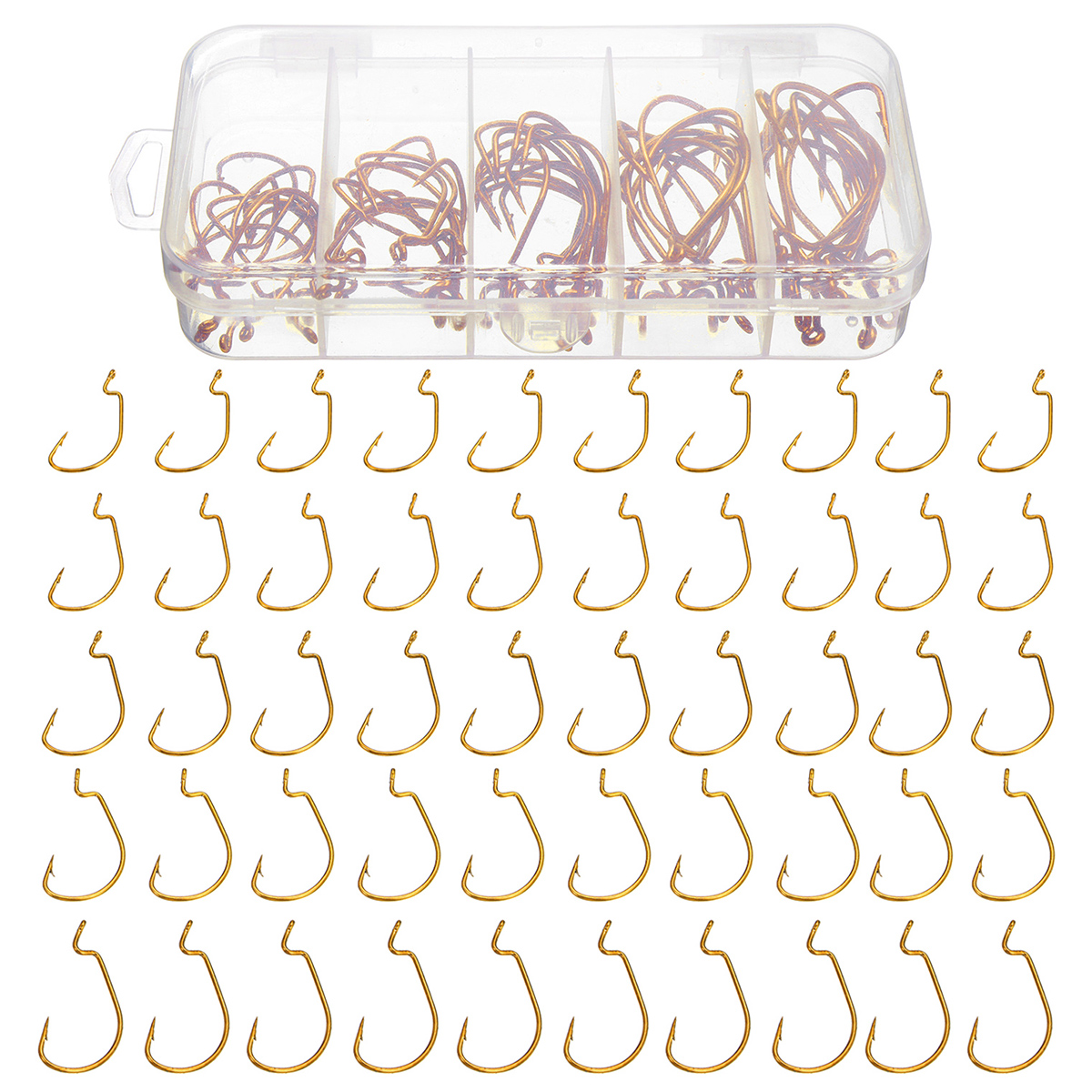 50PCS-Three-color-Fishing-Hooks-Light-Portable-Fishing-Hooks-with-Storage-Box-1342872-13