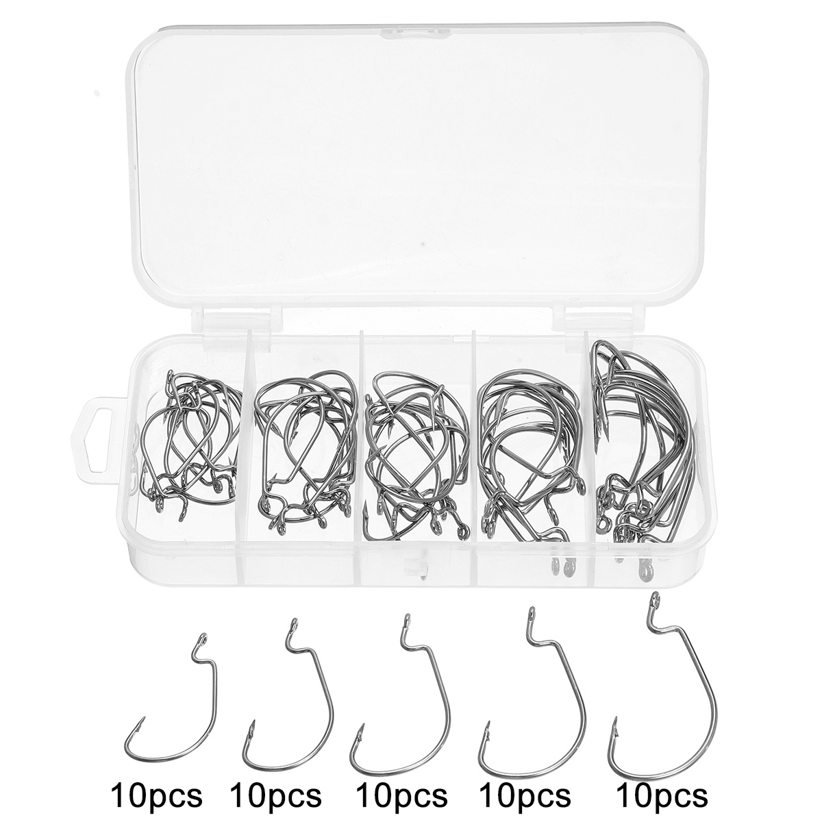 50PCS-Three-color-Fishing-Hooks-Light-Portable-Fishing-Hooks-with-Storage-Box-1342872-4