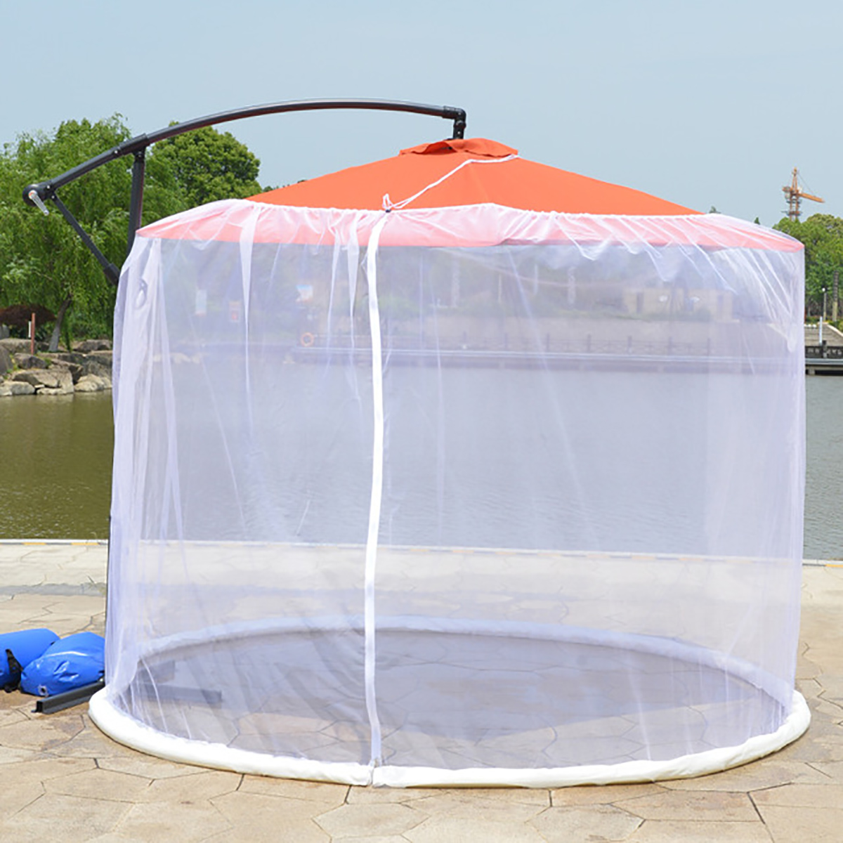 9ft-Garden-Outdoor-Patio-Umbrella-Table-Screen-Cover-Net-Mosquito-Insect-Net-1751979-5