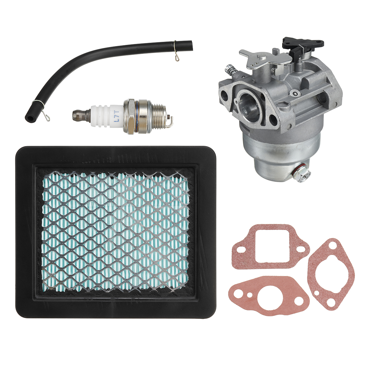 Carburetor-Intake-Kit-Air-Filter-Gaskets-with-Fuel-Line-for-Honda-GCV160-GCV135-Mower-Engine-HRU19R--1842970-2