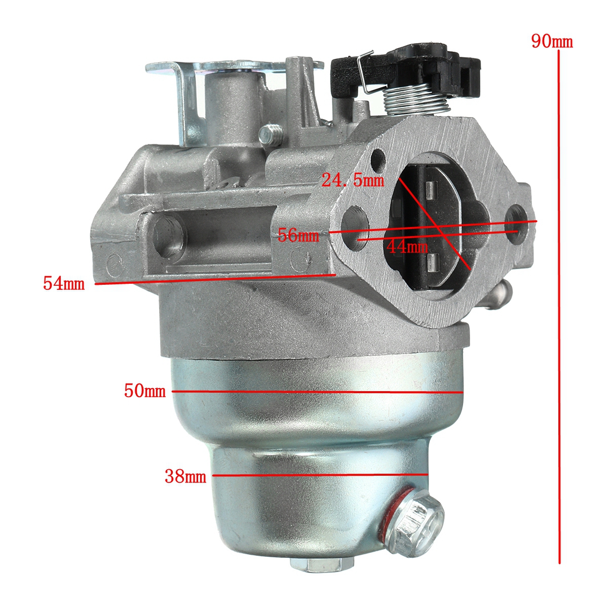 Carburetor-Intake-Kit-Air-Filter-Gaskets-with-Fuel-Line-for-Honda-GCV160-GCV135-Mower-Engine-HRU19R--1842970-12