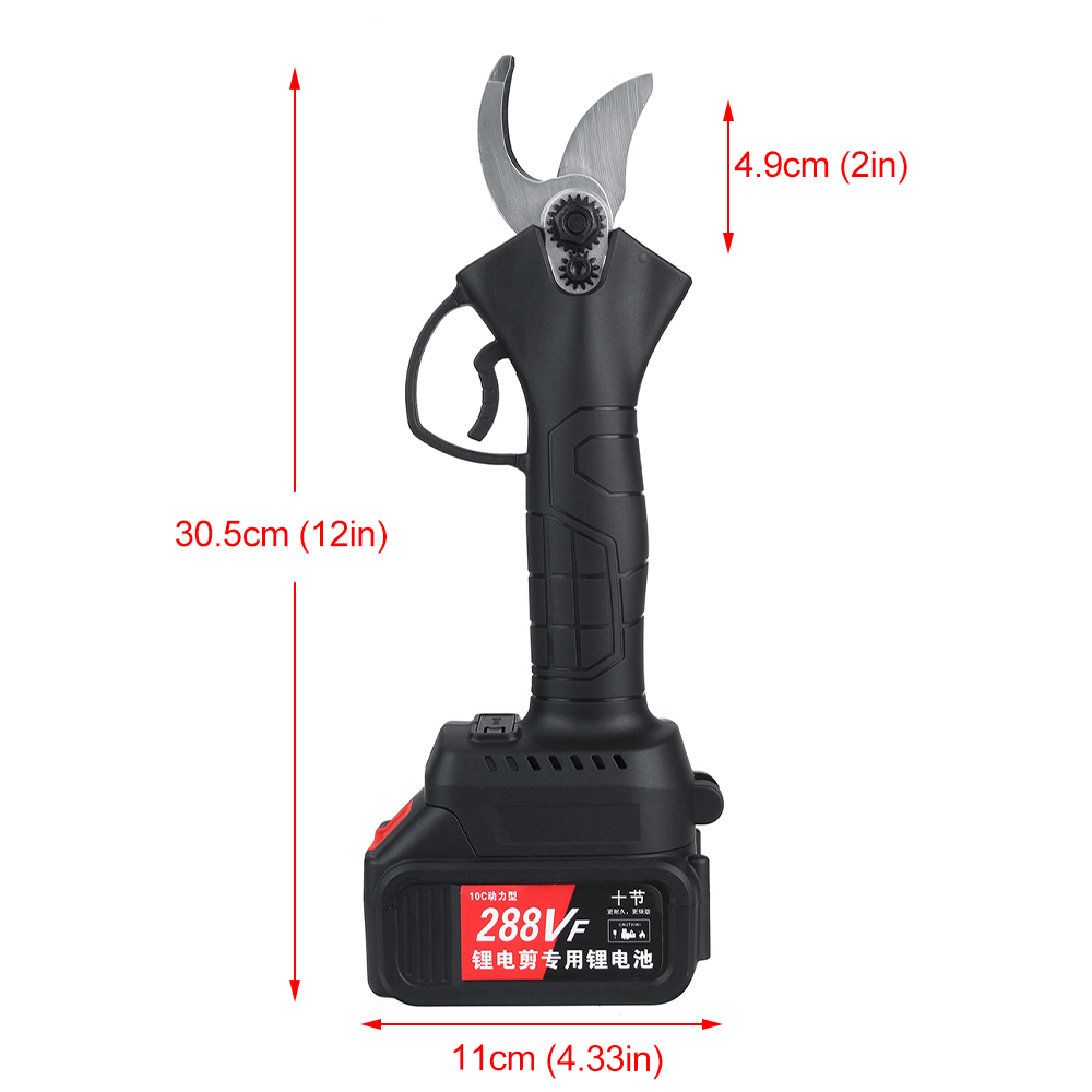 1000W-4-Speeds-Electric-Pruning-Shears-Garden-Scissor-Hedge-Trimmer-w-1pc-Battery-1806962-8