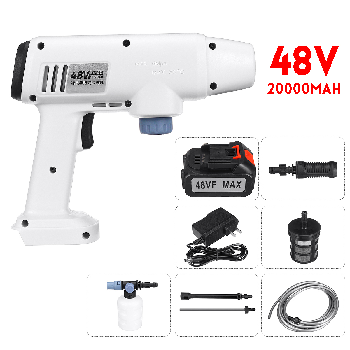 122448Vf-Cordless-High-Pressure-Water-Pump-Electric-Car-Washer-Washing-Machine-Spray-Guns-W-Battery-1858838-16