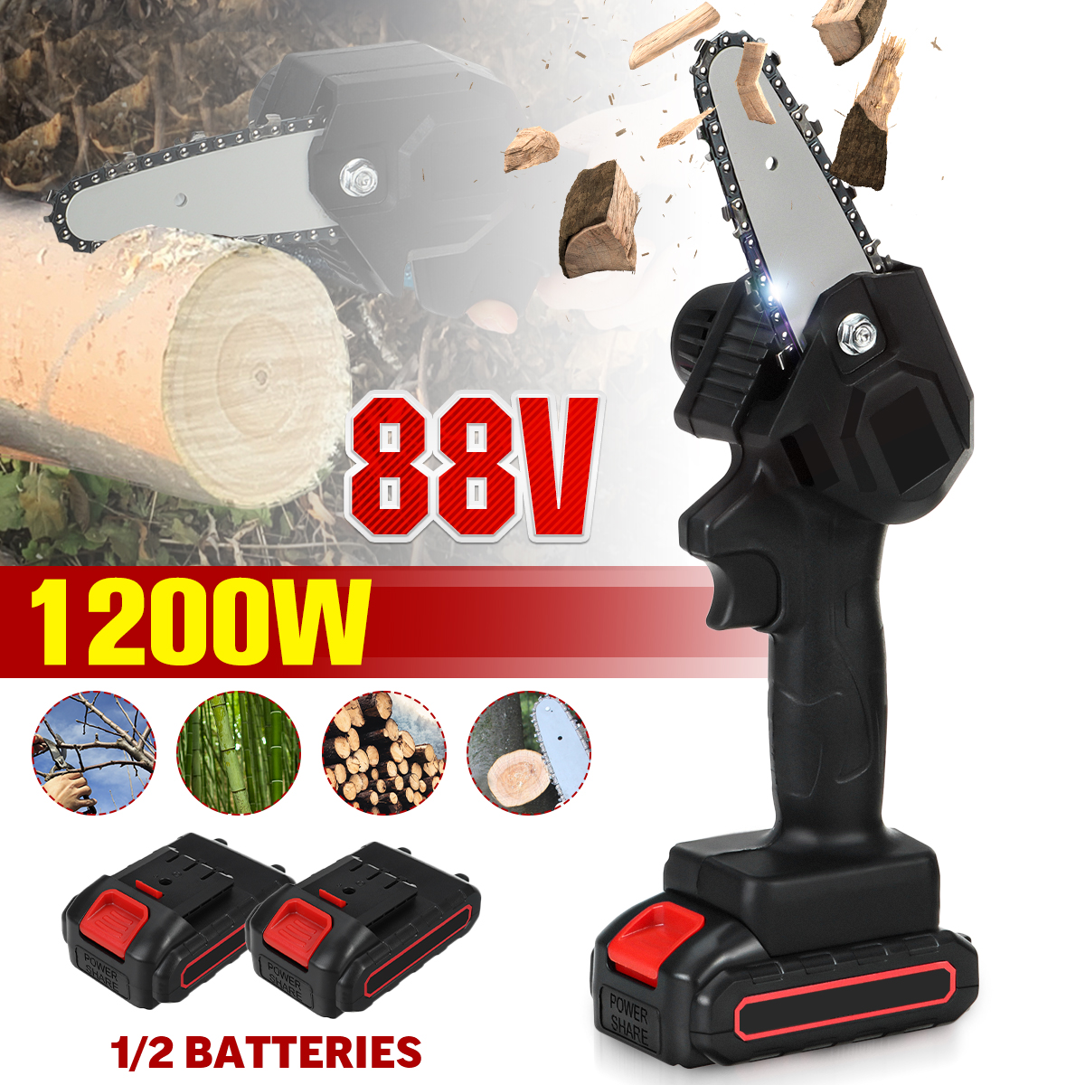 24V-1200W-4Inch-One-Hand-Saw-Electric-Chain-Saw-Woodworking-Wood-Cutter-W-012pcs-Battery-1806769-1