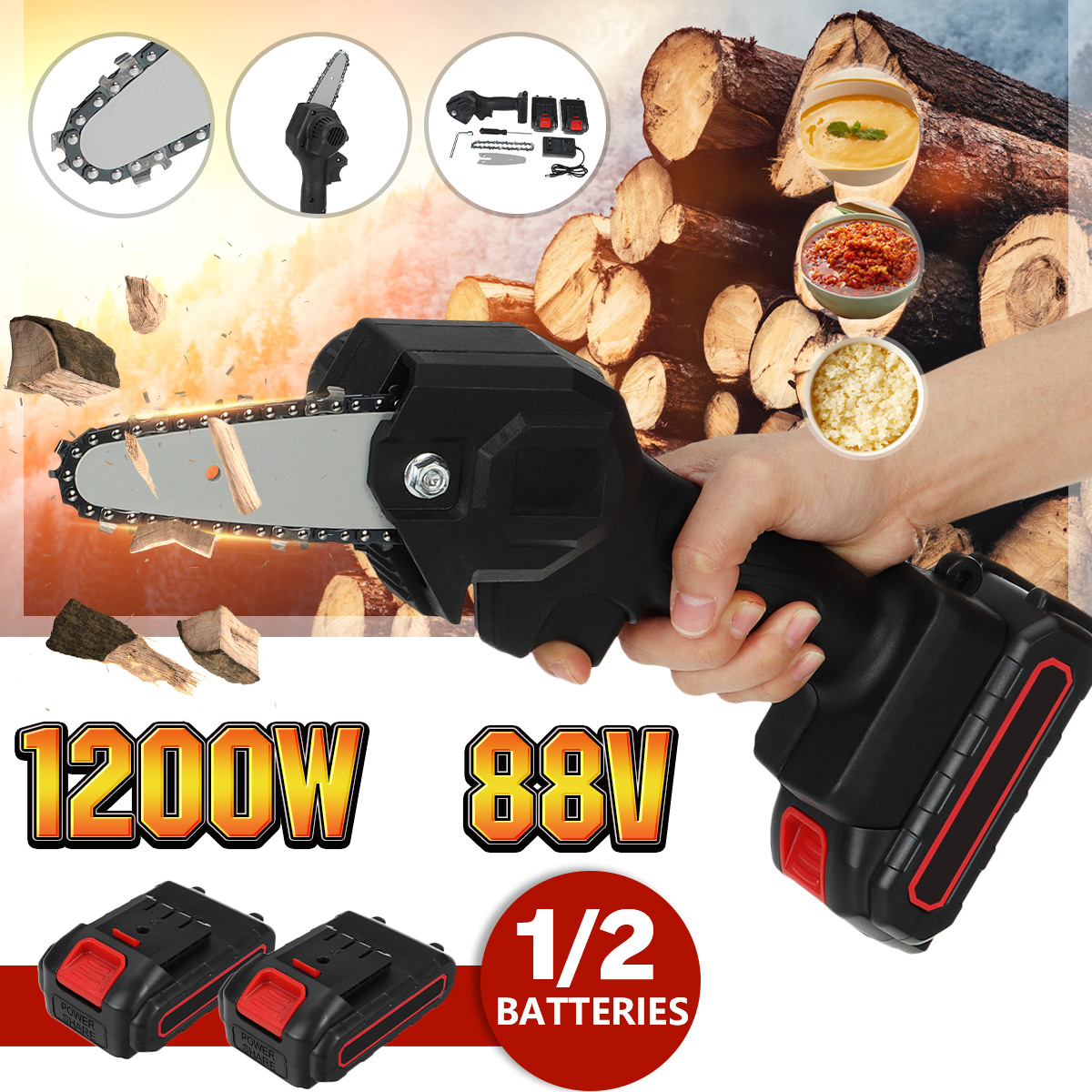 24V-1200W-4Inch-One-Hand-Saw-Electric-Chain-Saw-Woodworking-Wood-Cutter-W-012pcs-Battery-1806769-2