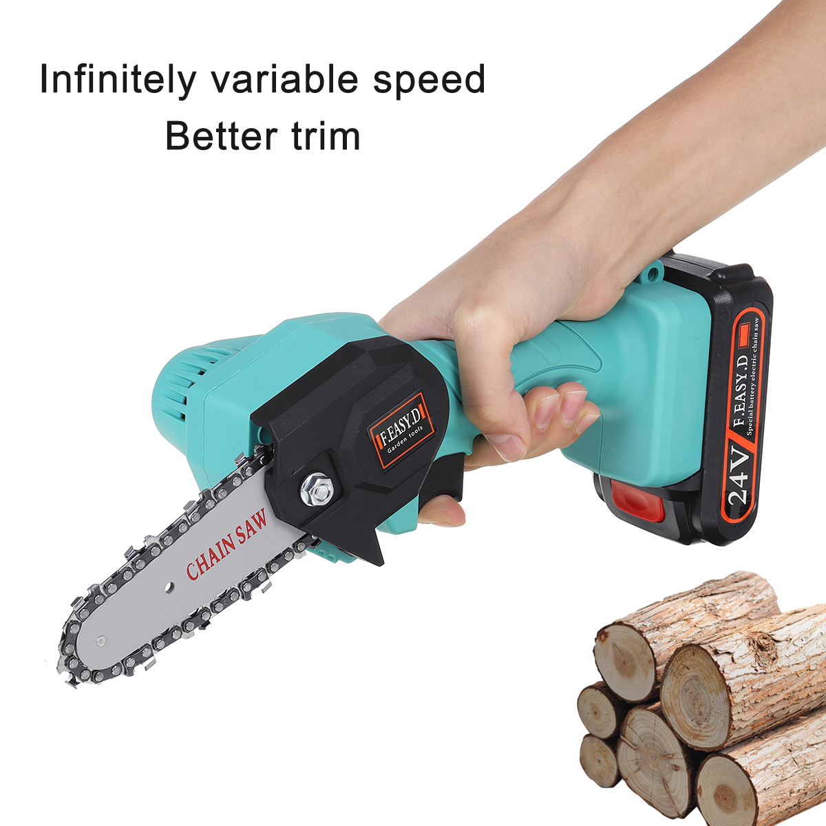 24V-550W-Rechargeable-Mini-Electric-Chainsaw-Handheld-Wood-Pruning-Saw-Kit-1777015-5