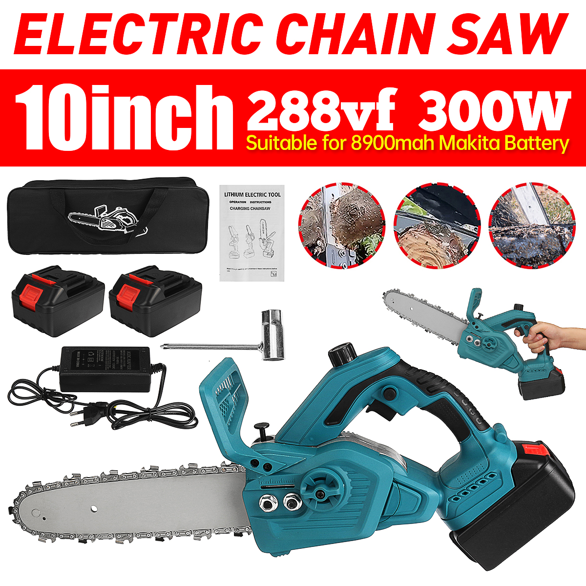 288VF-300W-10In-One-hand-Electric-Rechargeable-Chain-Saw-Cordless-Chainsaw-Wood-Cutter-Woodworking-T-1896287-2