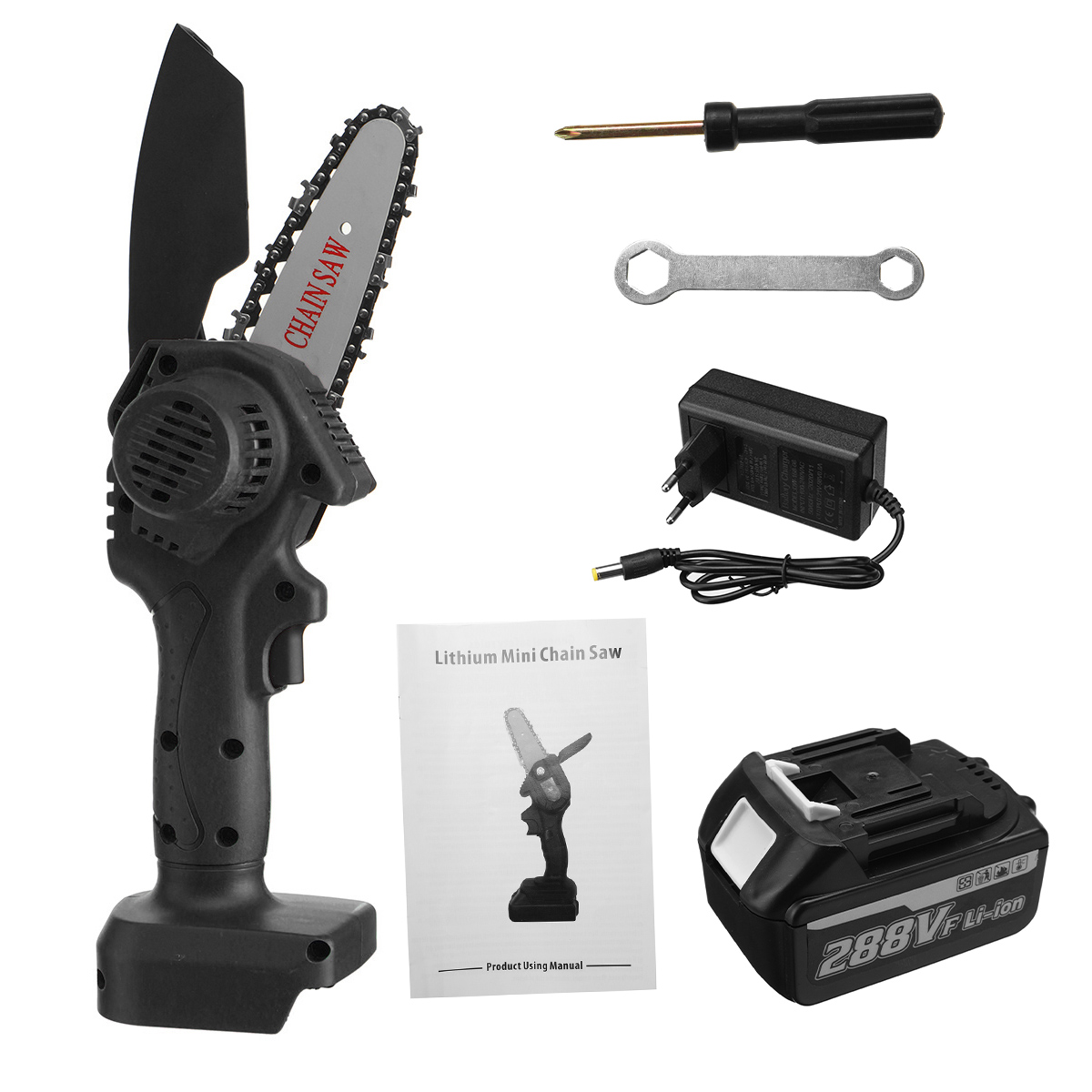 288VF-Cordless-Electric-One-Hand-Saw-Mini-Woodworking-Chain-Saw-W-1pc-or-2pcs-Battery-1785611-3