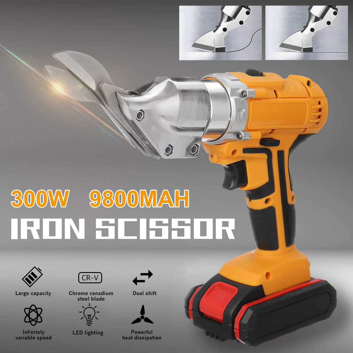 300W-Cordless-Electric-Scissors-Pruning-Shears-Tree-Branch-Pruner-Garden-Tools-with-1pc2pcs-Battery-1916710-1