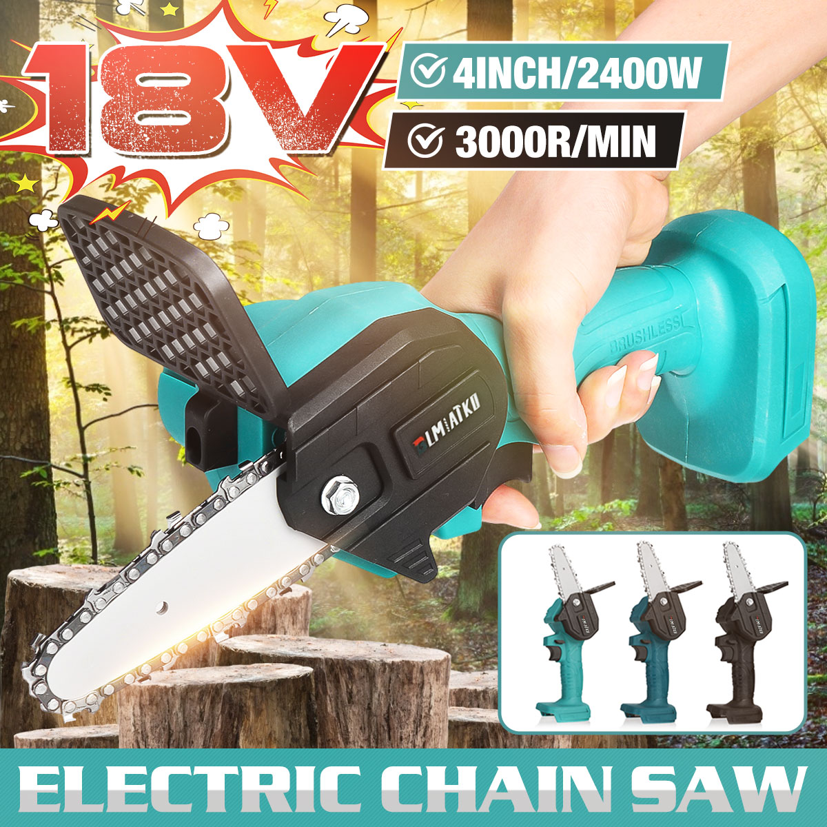 4Inch-2500W-Electric-Chain-Saw-Portable-Woodworking-Wood-Cutter-For-Makita-18V-Battery-1852917-1