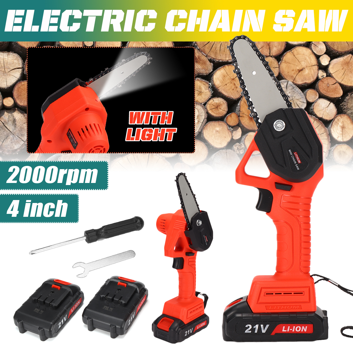 600W-4Inch-Cordless-Electric-Chain-Saw-Wood-Cutter-Tools-Garden-Woodwork-W-1pc-or-2pcs-Battery-1801758-1