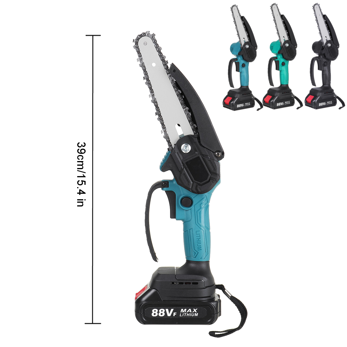 88VF-Electric-Saw-Cordless-6-Inch-One-Hand-Chain-Saws-Woodworking-Cutting-Tool-W-1-Battery-1855400-12