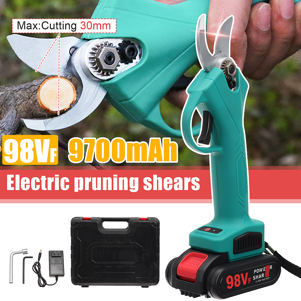 98VF-Cordless-Electric-Branch-Scissors-30mm-Pruning-Shears-Pruner-Ratchet-Cutter-1740322-2