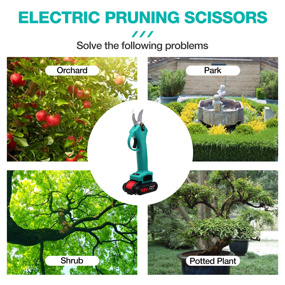 BRAVOBRO-21V-30mm-Cordless-Electric-Branch-Scissors-Pruning-Shears-Pruner-Ratchet-Cutter-with-2-Batt-1734555-7