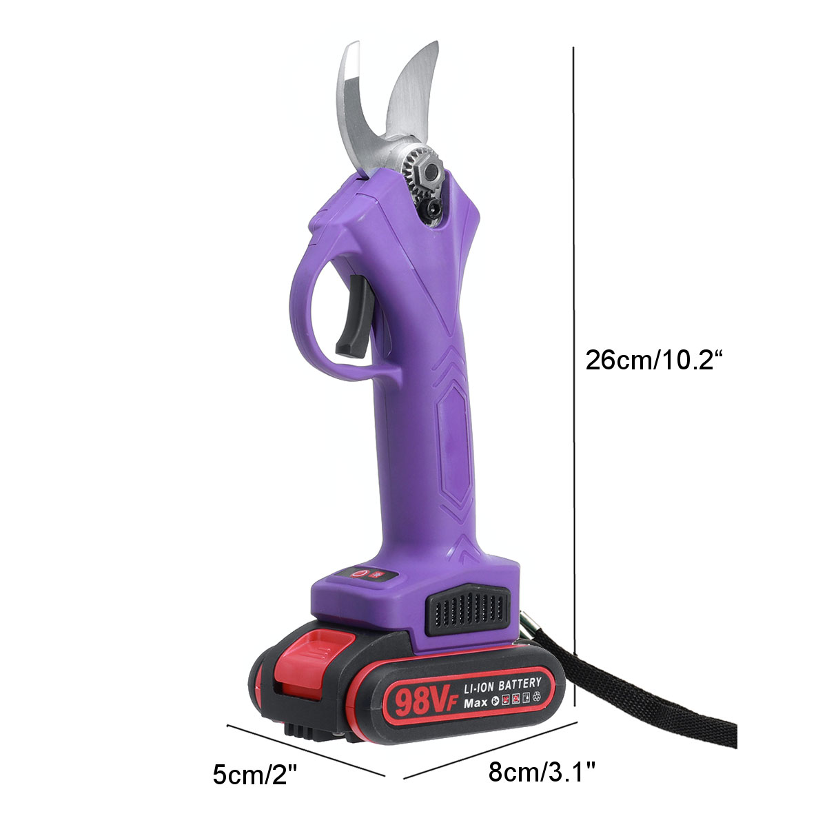 BRAVOBRO-21V-30mm-Cordless-Electric-Branch-Scissors-Pruning-Shears-Pruner-Ratchet-Cutter-with-2-Batt-1734555-9