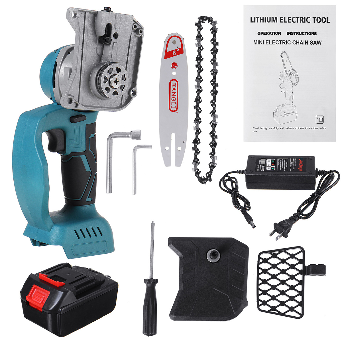 Doersupp-21V-Cordless-Electric-Chain-Saw-Wood-Mini-Cutter-One-Hand-Saw-Woodworking-Tool-1814645-15