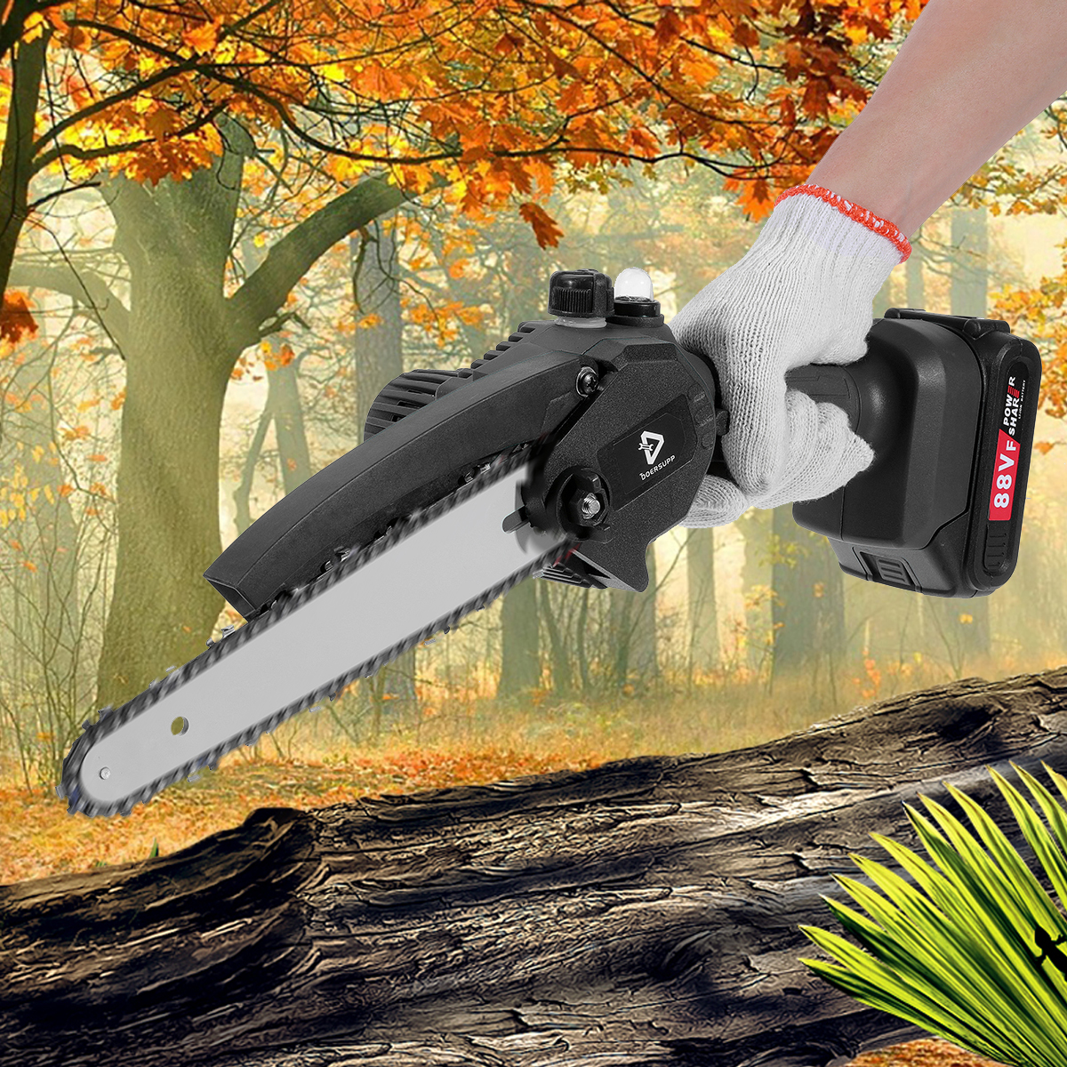 Doersupp-3000W-8-Inch-Portable-Bruless-Electric-Saw-Pruning-Chain-Saw-Rechargeable-Woodworking-Power-1915315-13