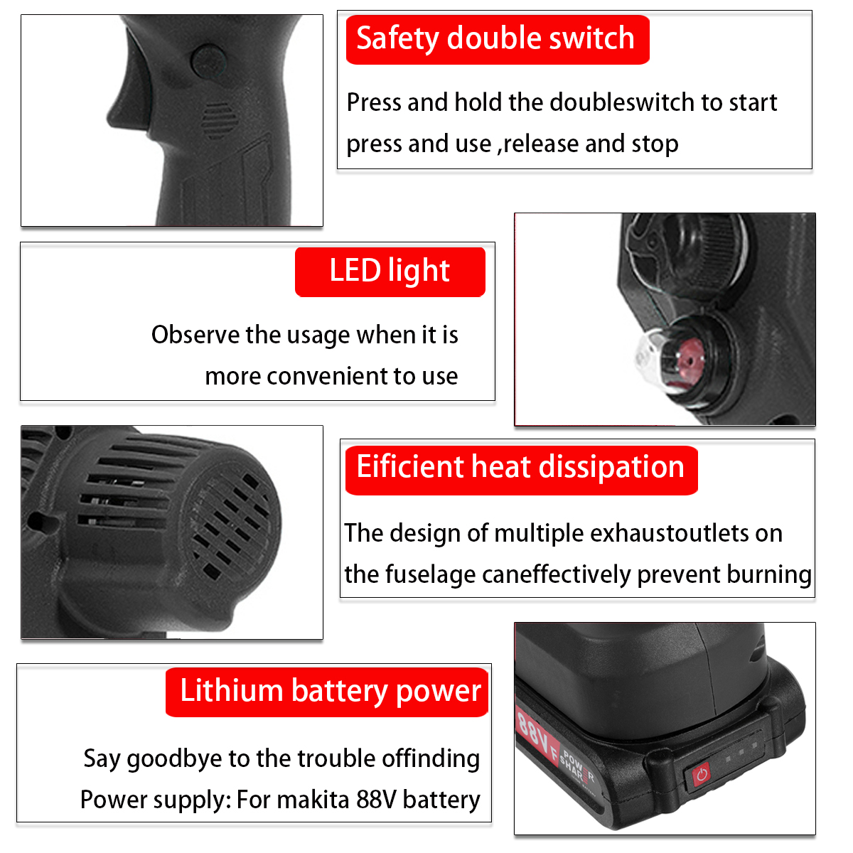 Doersupp-3000W-8-Inch-Portable-Bruless-Electric-Saw-Pruning-Chain-Saw-Rechargeable-Woodworking-Power-1915315-8