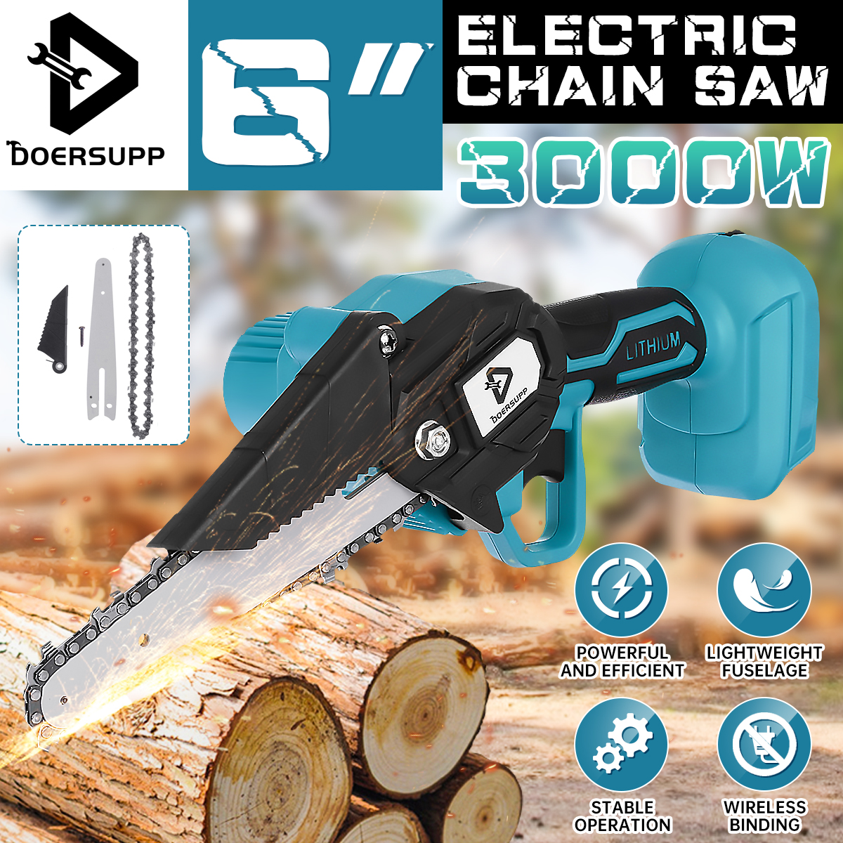 Doersupp-6-Inch-Cordless-Electric-Chain-Saw-Chainsaw-3000W-Mini-Woodworking-Wood-Cutter-One-Hand-Saw-1847597-1