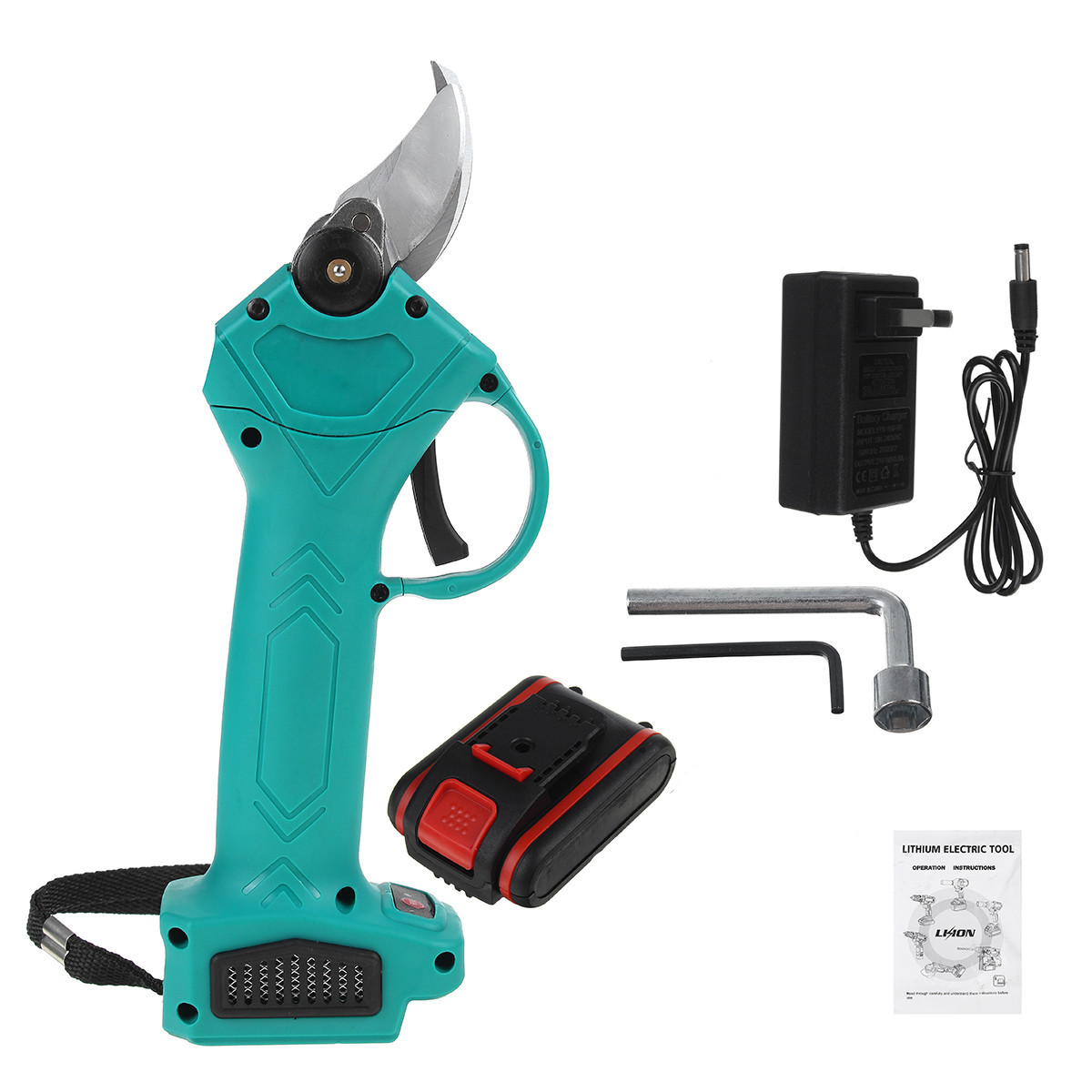 Electric-Cordless-Rechargeable-Pruning-Garden-Shears-Secateur-Cutter-With-Two-Batteries-1738685-8