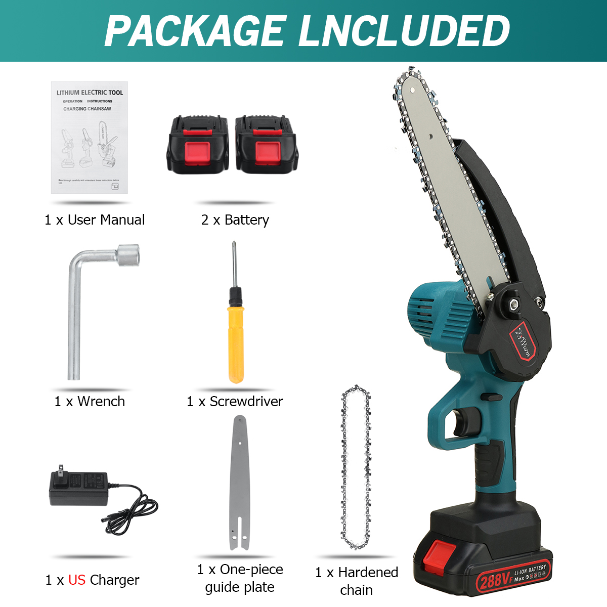 Kiwarm-288VF-8-Inch-Portable-Electric-Saw-Pruning-Chain-Saw-Rechargeable-Woodworking-Power-Tools-Woo-1930861-11