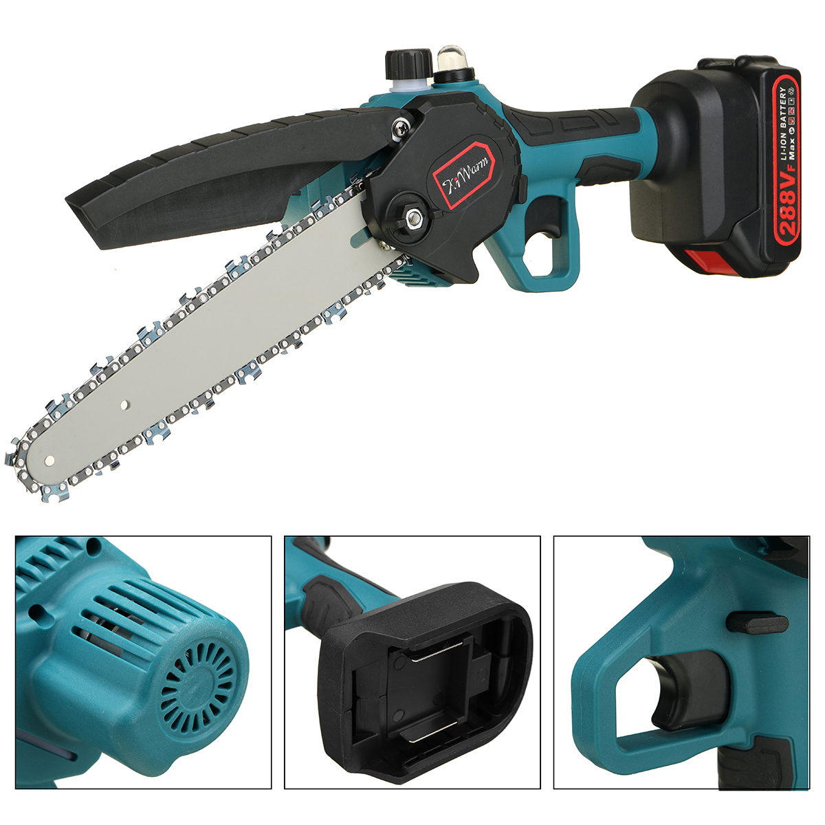 Kiwarm-288VF-8-Inch-Portable-Electric-Saw-Pruning-Chain-Saw-Rechargeable-Woodworking-Power-Tools-Woo-1930861-7
