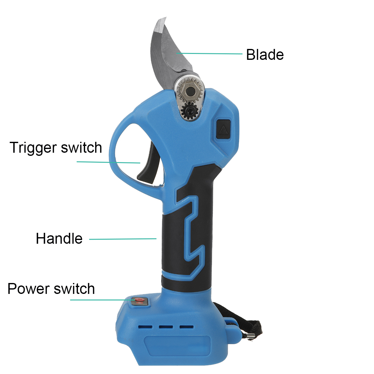 Kiwarm-30mm-Cordless-Electric-Scissors-Pruning-Shears-Adjustable-Tree-Branch-Pruner-Garden-Scissor-H-1902751-13