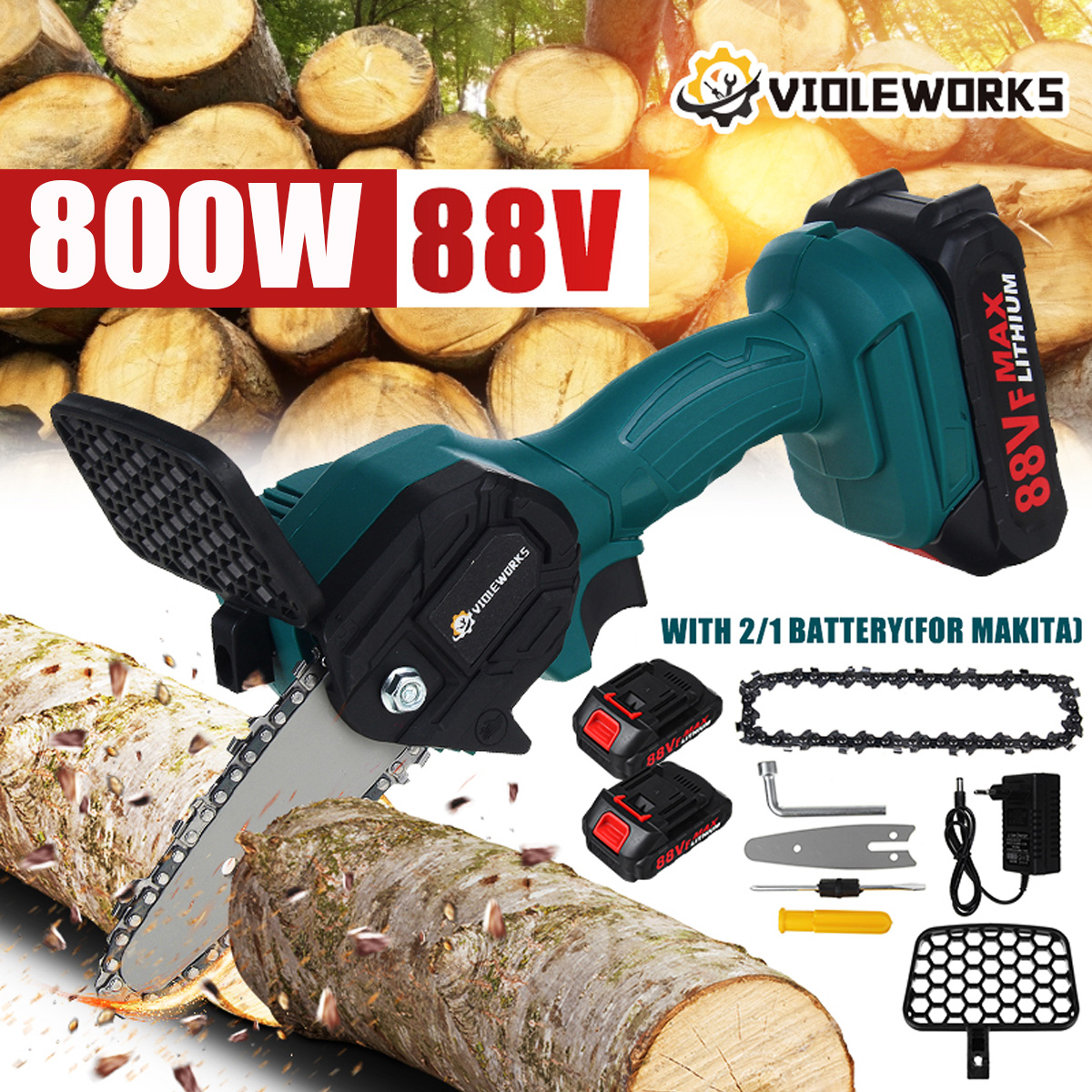 VIOLEWORKS-88V-Cordless-Electric-Saw-4inch-One-hand-Chain-Saws-Woodworking-Cutting-Tool-W-1-or-2pcs--1829022-1
