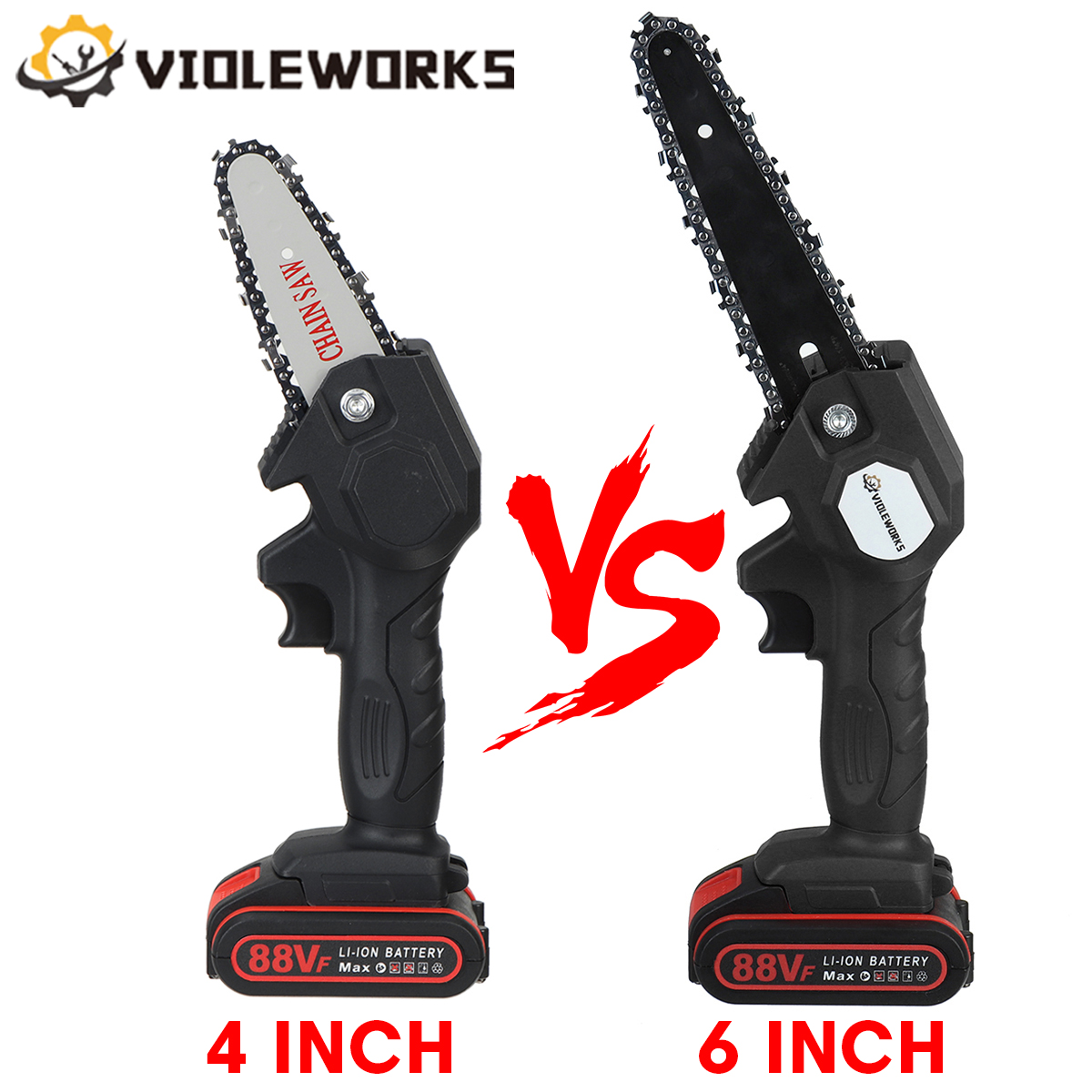 VIOLEWORKS-88VF-1200W-6-Inch-Electric-Cordless-One-Hand-Saw-Chain-Saw-Woodworking-Tool-Kit-1805447-2