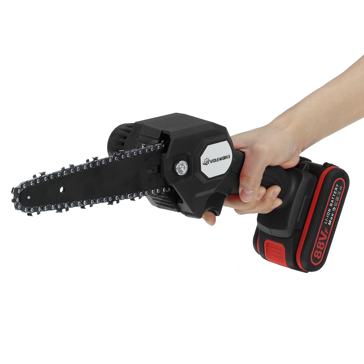 VIOLEWORKS-88VF-1200W-6-Inch-Electric-Cordless-One-Hand-Saw-Chain-Saw-Woodworking-Tool-Kit-1805447-9