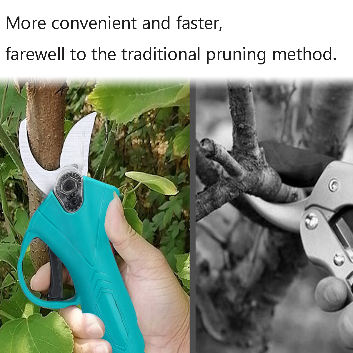 VIOLEWORKS-88VF-30mm-Electric-Pruning-Shears-Cordless-Garden-Pruner-Cutter-Tool-with-2X-Battery--Pla-1745708-3