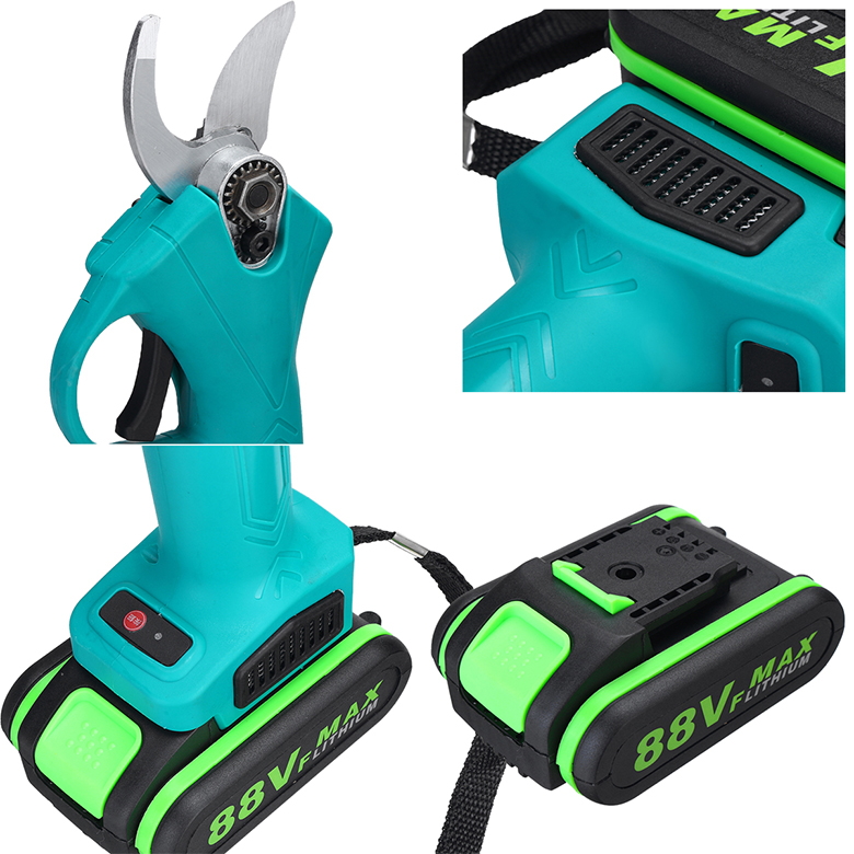 VIOLEWORKS-88VF-30mm-Electric-Pruning-Shears-Cordless-Garden-Pruner-Cutter-Tool-with-2X-Battery--Pla-1745708-5