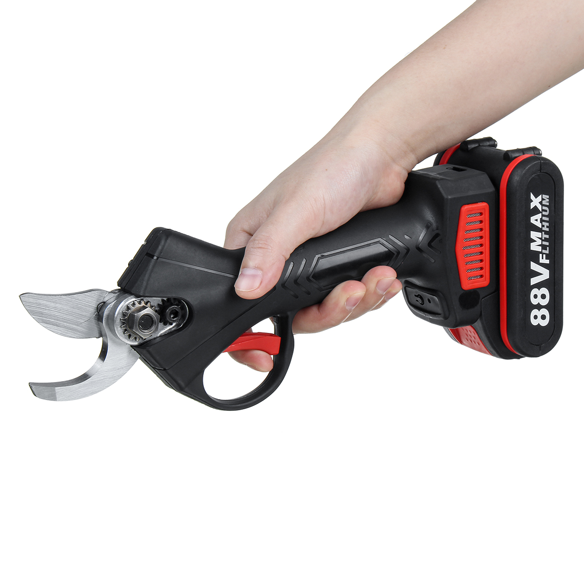 VIOLEWORKS-88VF-Cordless-Electric-Pruning-Shears-Secateur-30mm-Garden-Branch-Cutter-W-2X-Battery--Pl-1723153-7