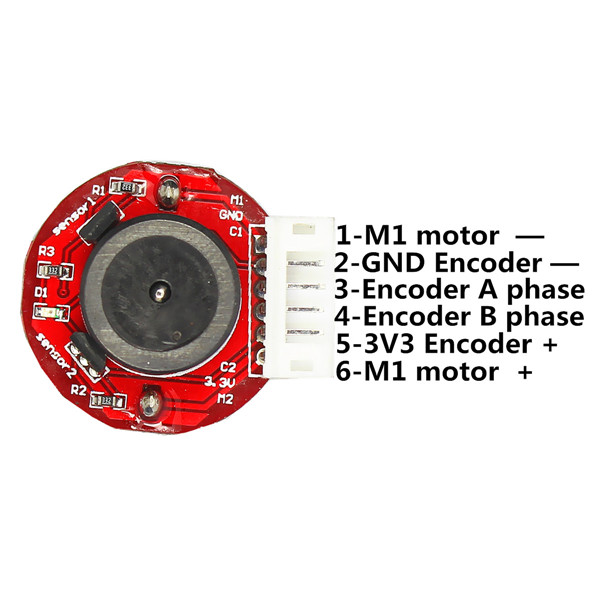 CHIHAI-MOTOR-GM25-370-DC-Gear-Motor-6V-100210300RPM-Encoder-Motor-1016183-2