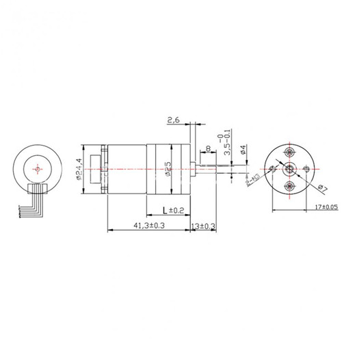 Machifit-GM25-310-12V-30RPM-Encoder-Gear-Motor-DC-Gear-Motor-with-Cable-1848697-1