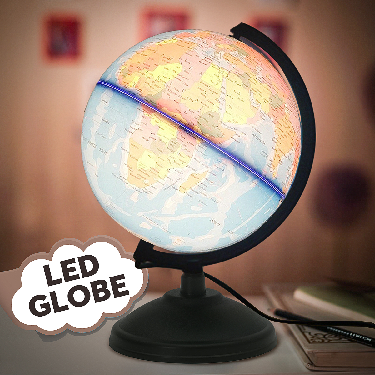 World-Earth-Globe-Atlas-Map-Geography-Education-Gift-w-Rotating-Stand-LED-light-1256065-2