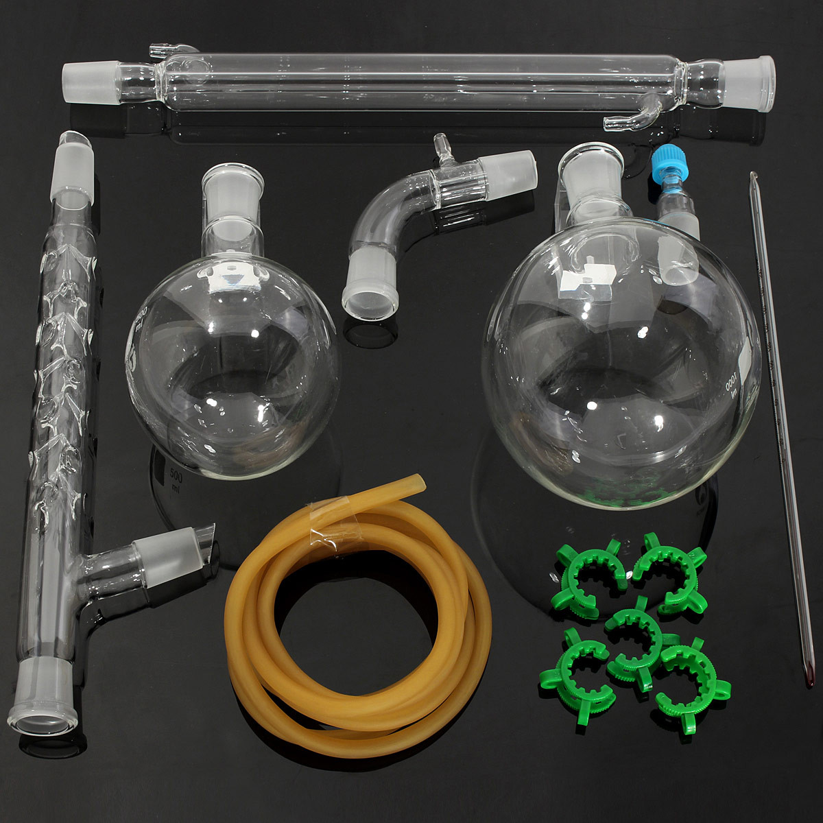 1000ml-Vacuum-Distillation-Extract-Set-2429-Joint-Lab-Glassware-Kit-For-School-Factory-Science-Lab-1588984-1