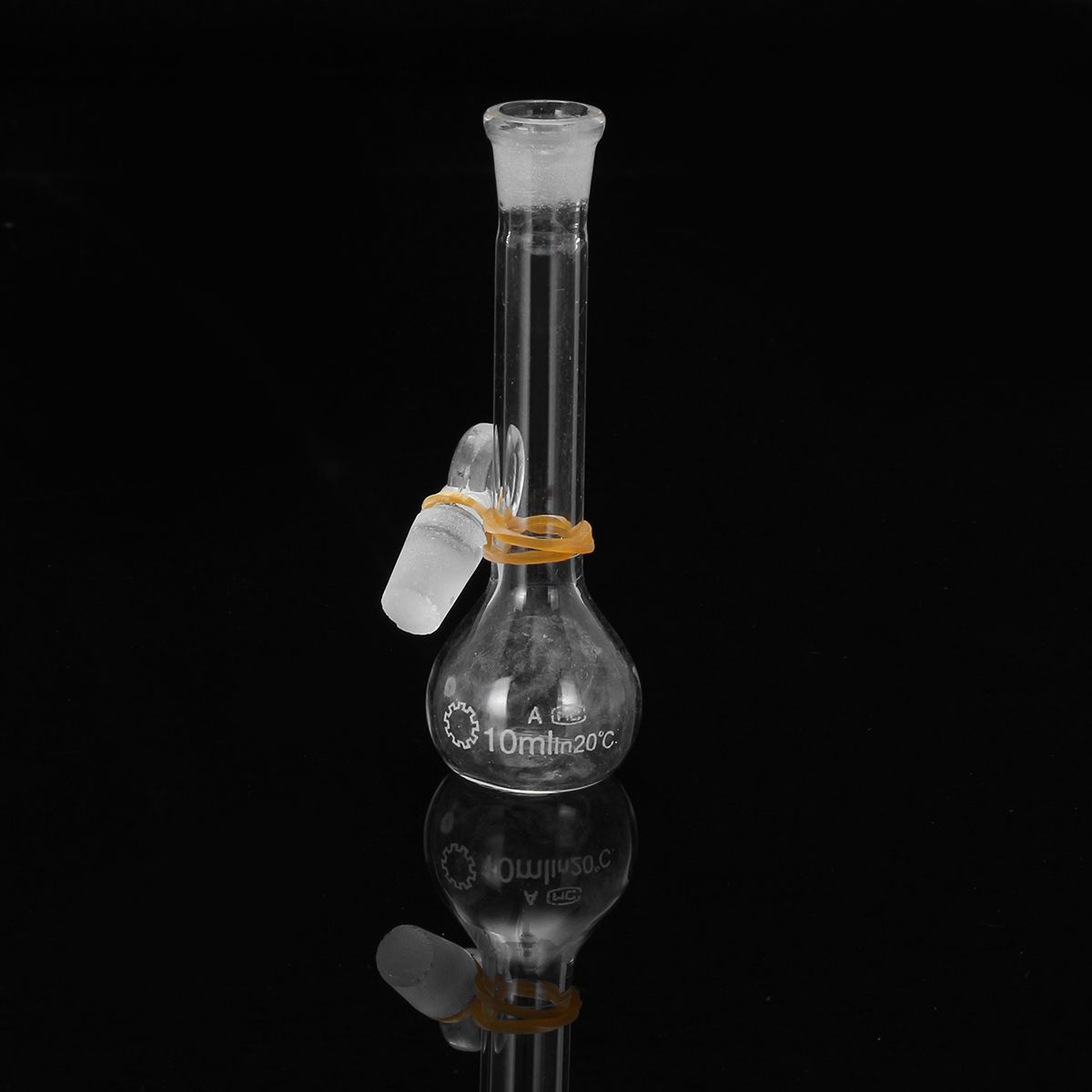 10mL-Clear-Glass-Volumetric-Flask-w-Glass-Stopper-Lab-Chemistry-Glassware-1356433-5