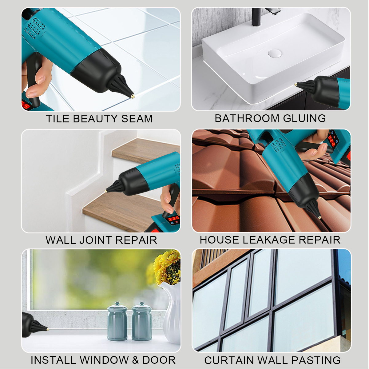 VIOLEWORKS-1200W-Glue-Guns-Cordless-Rechargeable-Hot-Glue-Applicator-Home-Improvement-Craft-DIY-for--1956103-13