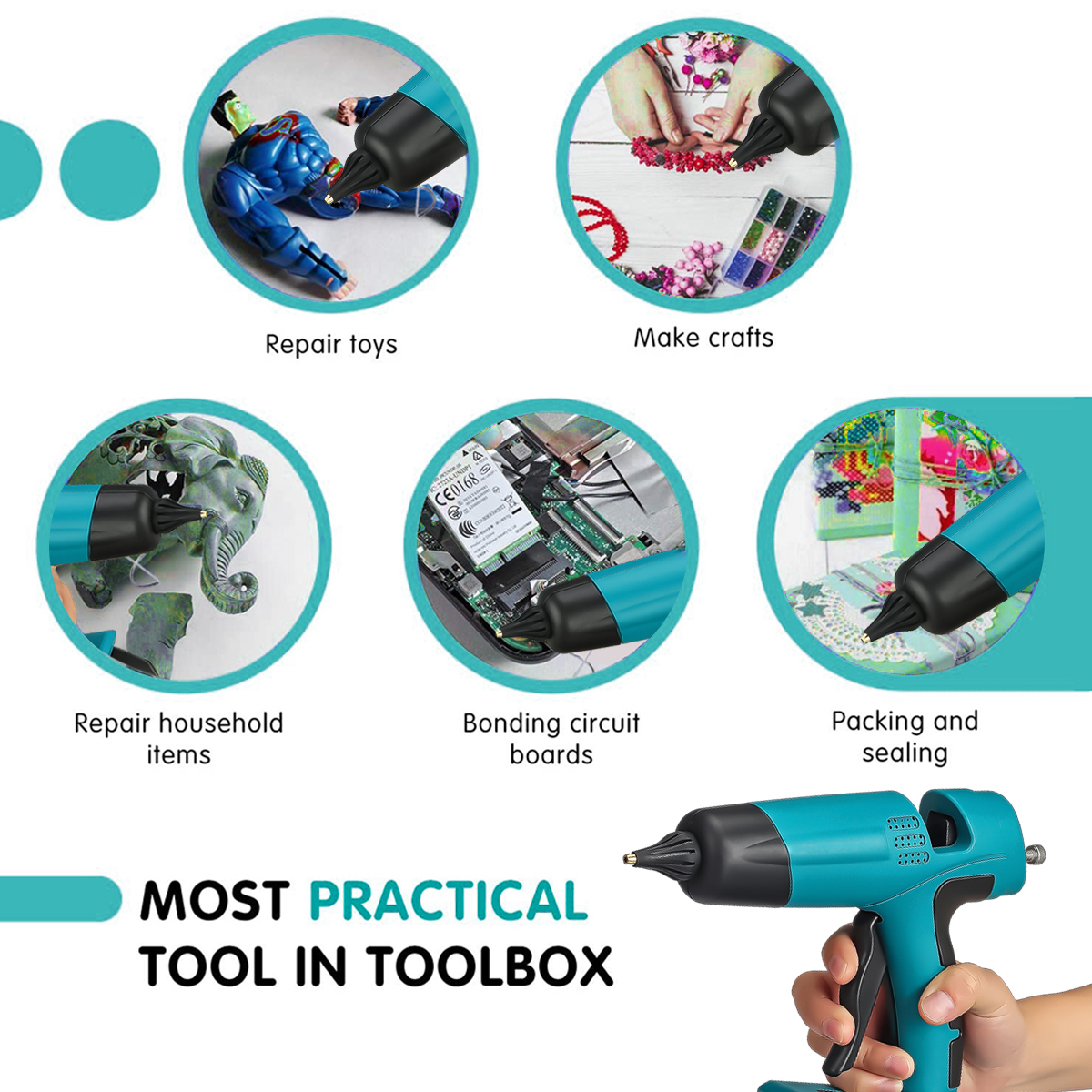 VIOLEWORKS-1200W-Glue-Guns-Cordless-Rechargeable-Hot-Glue-Applicator-Home-Improvement-Craft-DIY-for--1956103-10