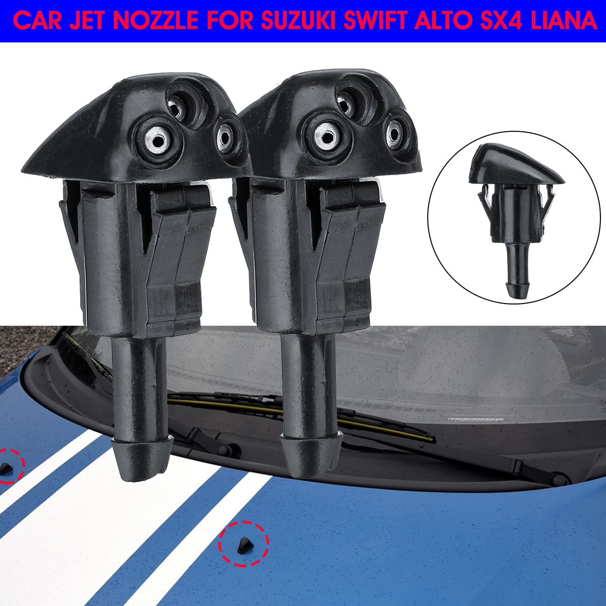 2pcs-Windshield-Wiper-Water-Spray-Jet-Nozzle-For-Suzuki-Swift-Alto-SX4-Liana-1731245-1
