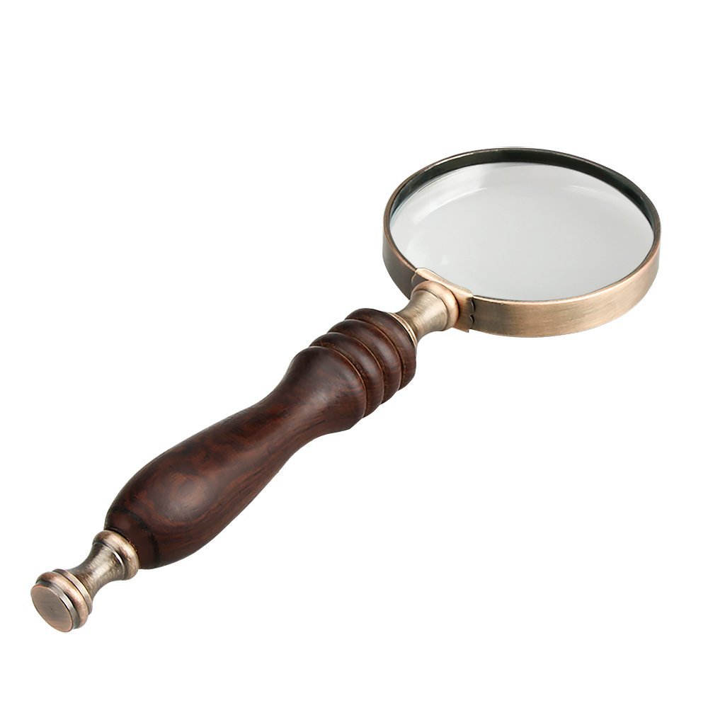 Landnics-10X-Handheld-Magnifying-Glass-Lens-Magnifier-Optical-Eye-Reading-210mm-1349733-1