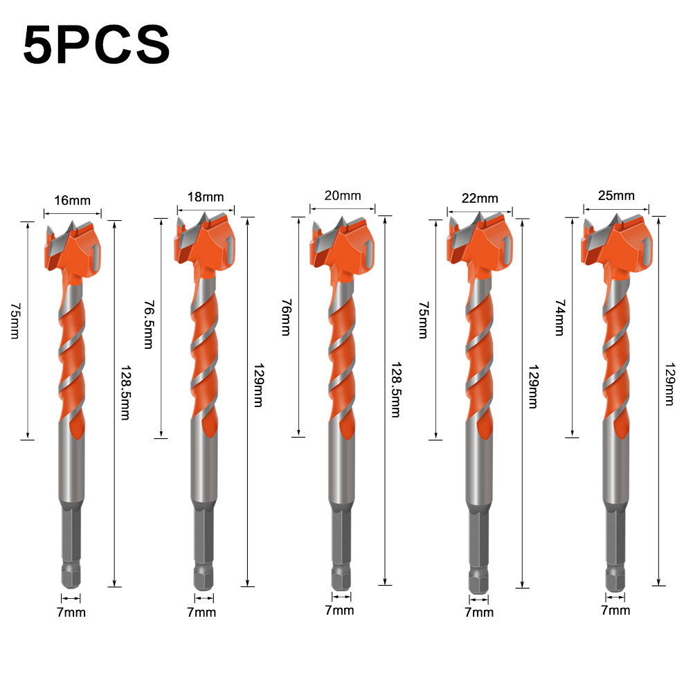 JGZUI-7mm-Hex-Shank-Lengthen-Core-Drill-Bit-16mm-25mm-Woodworking-Tools-Hole-Saw-Cutter-Hinge-Boring-1878425-4