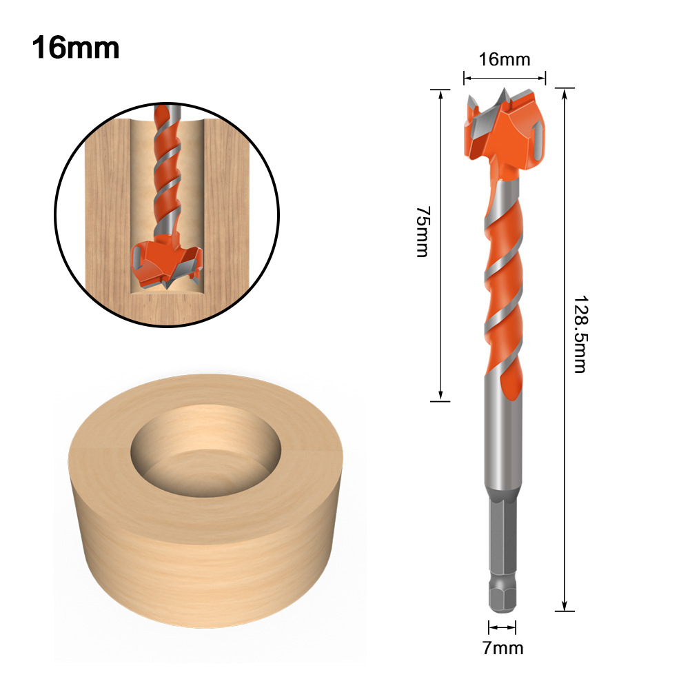 JGZUI-7mm-Hex-Shank-Lengthen-Core-Drill-Bit-16mm-25mm-Woodworking-Tools-Hole-Saw-Cutter-Hinge-Boring-1878425-5