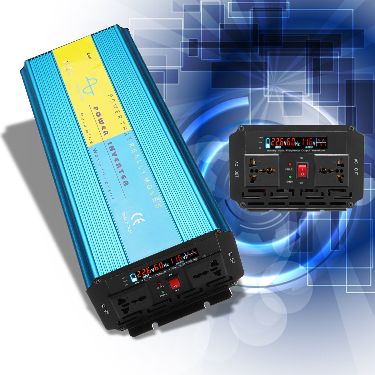 DC-12V24V-to-AC-110V220V-4000W-Pure-Sine-Wave-Power-Inverter-LCD-Display-1369665-2