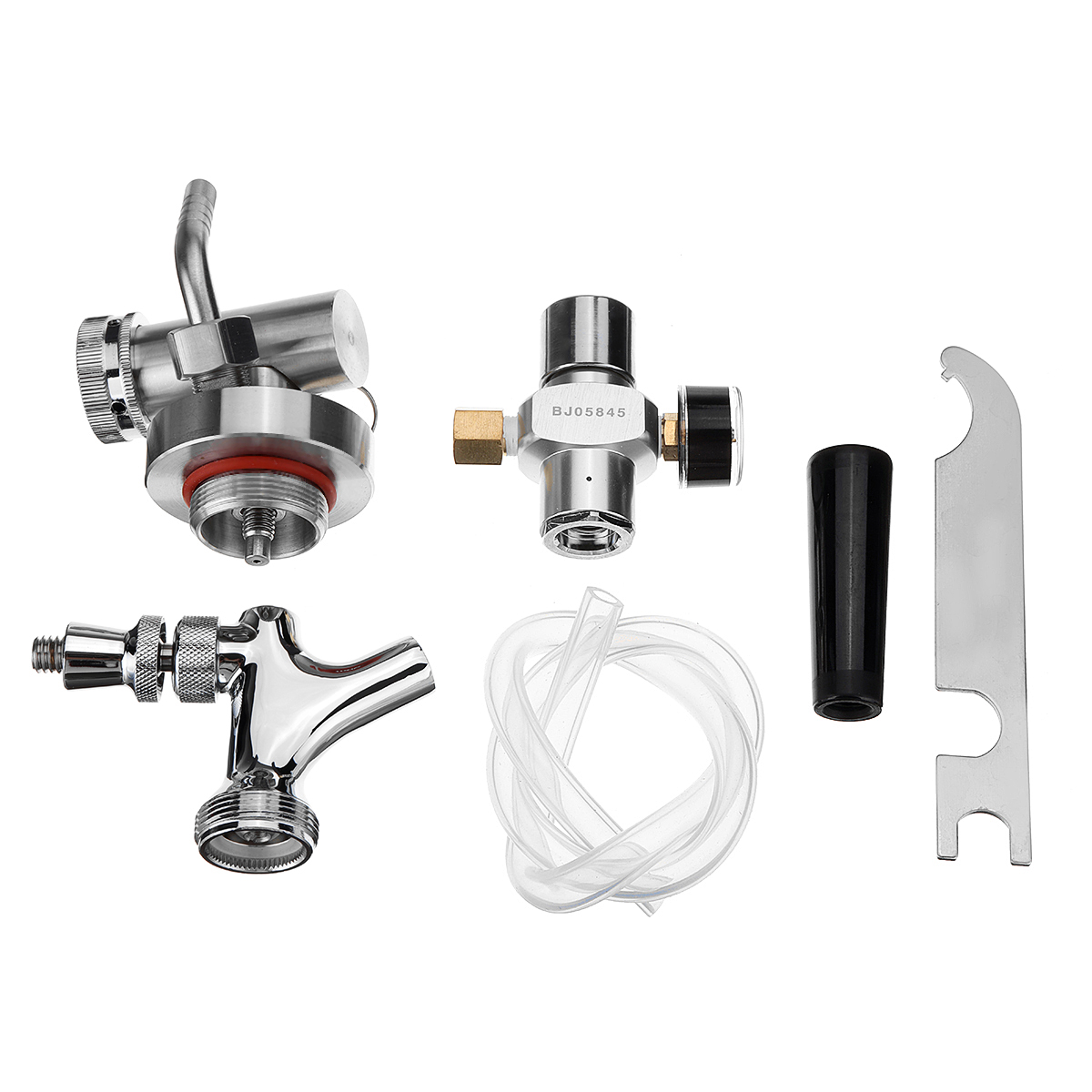 245L-Homebrew-Growler-Mini-Keg-Stainless-Steel-Bar-Beer-Wine-Making-Tools-Valve-1334056-9